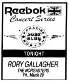Rory Gallagher / The Nor'easters on Mar 29, 1991 [097-small]