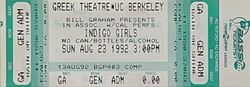Indigo Girls / Matthew Sweet on Aug 23, 1992 [436-small]