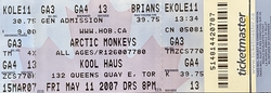 Arctic Monkeys / Be Your Own Pet on May 11, 2007 [609-small]