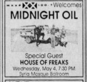 Pittsburgh Press, 24 Apr 1988, Midnight Oil / House of Freaks on May 4, 1988 [620-small]
