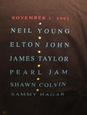 Neil Young / Sammy Hagar / Elton John / Pearl Jam / James Taylor / Shawn Colvin on Nov 1, 1992 [695-small]