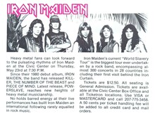 Iron Maiden / Accept on May 23, 1985 [753-small]