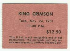 King Crimson  on Nov 24, 1981 [802-small]