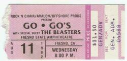 The Go-Go's / The Blasters on Aug 11, 1982 [810-small]