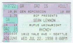Sean Lennon / Rufus Wainwright on Jul 22, 1998 [842-small]