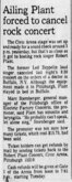 Pittsburgh Press, 
Pittsburgh, Pennsylvania · Sunday, July 21, 1985, Robert Plant on Jul 20, 1985 [910-small]