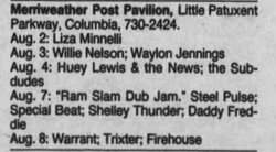 The Baltimore Sun, Baltimore, Maryland · Friday, August 02, 1991, Willie Nelson / Waylon Jennings on Aug 3, 1991 [070-small]