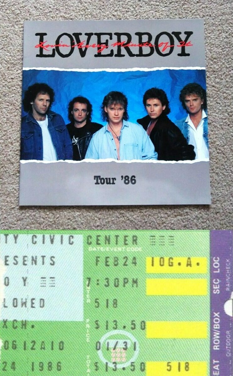 loverboy 1986 tour