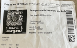 The Bronx / Pennywise on Nov 20, 2019 [297-small]