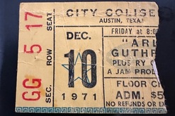 Arlo Guthrie / Ry Cooder on Dec 10, 1971 [337-small]