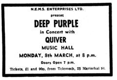 Deep Purple / Quiver on Mar 8, 1971 [364-small]