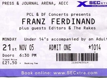 Franz Ferdinand / Editors / The Rakes on Nov 21, 2005 [557-small]