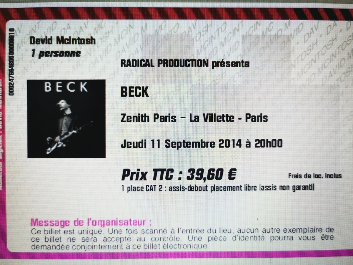 Beck Concert & Tour History (Updated for 2023) | Concert Archives