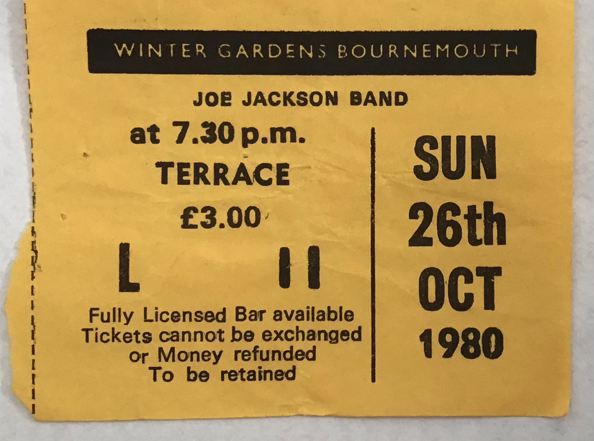 Joe Jackson Concert & Tour History (Updated for 2024) Concert Archives