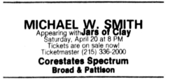 Jars of Clay / michael w smith / Three Crosses on Apr 20, 1996 [920-small]