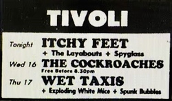 Wet Taxis / Exploding White Mice / Spunk Bubbles on Jul 17, 1986 [982-small]