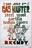 tags: Gas Huffer, Steel Wool, Gorilla, Bedlam Rovers, Seattle, Washington, United States, Gig Poster, RCKNDY - [056-small]