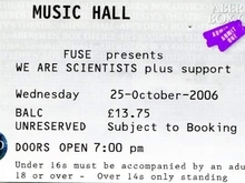 We Are Scientists / The Blood Arm / Au Revoir Simone on Oct 25, 2006 [120-small]