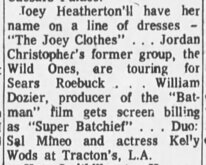 The Tribune, Scranton, Pennsylvania · Saturday, August 13, 1966, The Wild Ones with Chuck Alden on Aug 16, 1966 [232-small]