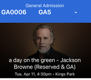 Jackson Browne / The Waifs / Helen Shanahan on Apr 11, 2023 [235-small]