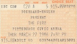 The Firm / Virginia Wolf on Mar 27, 1986 [579-small]