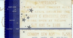 Warrant / Kingdom Come on Aug 5, 1989 [616-small]