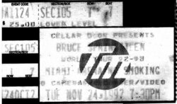 Bruce Springsteen on Nov 24, 1992 [769-small]