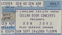 Skid Row / Bon Jovi on Sep 24, 1989 [818-small]