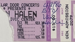 Van Halen / Bachman-Turner Overdrive on Apr 8, 1986 [825-small]