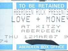 Love and Money on Mar 12, 1987 [863-small]