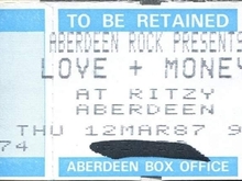Love and Money on Mar 12, 1987 [863-small]