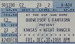 Kansas / Night Ranger on Dec 30, 1988 [872-small]