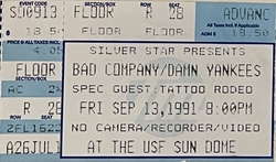 Bad Company / Damn Yankees on Sep 13, 1991 [932-small]