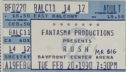 Rush  / Mr. Big on Feb 20, 1990 [936-small]