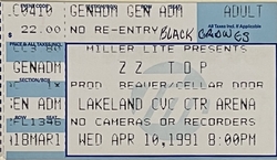 ZZ Top / The Black Crowes on Apr 10, 1991 [944-small]