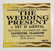 The Wedding Present / Cable / Detrimental on Feb 16, 1996 [383-small]