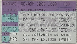 Savoy Brown / Son Seals / The Fabulous Thunderbirds on Mar 2, 1996 [410-small]