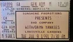 Bad Company / Damn Yankees on Jul 9, 1991 [586-small]