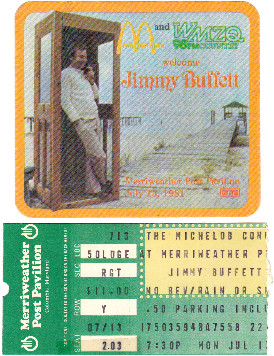 jimmy buffett tour 1981