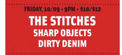 tags: Sharp Objects, Dirty Denim, The Stitches, Advertisement, Thee Parkside - Sharp Objects / Dirty Denim / The Stitches on Oct 9, 2015 [102-small]