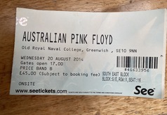 "Greenwich Music Time" / The Australian Pink Floyd Show on Aug 20, 2014 [336-small]