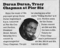 The Baltimore Sun, Baltimore, Maryland · Thursday, August 03, 2000, Tracy Chapman on Aug 5, 2000 [364-small]