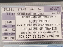 Alice Cooper / Wednesday 13 on Oct 31, 2005 [569-small]