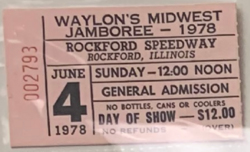 Waylon Jennings / Jessi Colter / Hank Williams Jr. / Pure Prairie League / Nitty Gritty Dirt Band / heartsfield on Jun 4, 1978 [665-small]