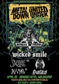 Flyer, Bengal Tigers / Wicked Smile / Sabire / Cult Of The Night / JamArt / Outlaw on Apr 22, 2023 [675-small]
