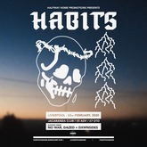 tags: Gig Poster - Habits / No War / Dazed / DXWNSIDES on Feb 25, 2020 [056-small]