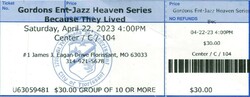 Gordon Entertainment presents Jazz Heaven Series Because They Lived on Apr 22, 2023 [066-small]
