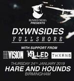 tags: Gig Poster - DXWNSIDES / fullshore / Ill Vision / We Killed Our Bassist / THXRNS on Jan 24, 2019 [092-small]