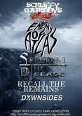 tags: Gig Poster - Enemy of the Atlas / Spreading the Disease / Recall The Remains / DXWNSIDES on Jun 2, 2018 [119-small]