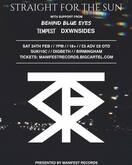 tags: Gig Poster - Straight for the Sun / Behind Blue Eyes / Tempest / DXWNSIDES on Feb 24, 2018 [125-small]